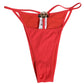 Dolce & Gabbana Red Nylon Stretch Tanga Brief Panty Underwear