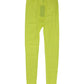 Dolce & Gabbana Neon Green Nylon Logo Lace Leggings Pants Underwear