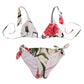 Dolce & Gabbana White Floral Swimsuit 2 Piece Top Bottom Swimwear