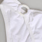 Dolce & Gabbana White Logo Swimsuit 2 Piece Top Bottom Swimwear