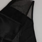 Dolce & Gabbana Black Silk Stretch High Waist Panty Underwear