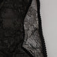 Dolce & Gabbana Black Nylon Stretch High Waist Panty Underwear