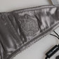 Dolce & Gabbana Gray Silk Underwired Balconette Bra Underwear