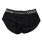 Dolce & Gabbana Black Nylon Logo Waistband Shorts Underwear