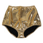 Dolce & Gabbana Gold Silk High Waist Girdle Panty Underwear