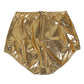 Dolce & Gabbana Gold Silk High Waist Girdle Panty Underwear