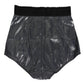 Dolce & Gabbana Gray Silk Stretch Slip Girdle Panty Underwear