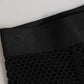 Dolce & Gabbana Black Cotton Logo Shorts Midi Trouser Underwear