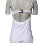Dolce & Gabbana White Padded Balconette One Piece Swimwear