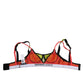 Dolce & Gabbana Green Nylon Soft Cup Balconnet Bra Underwear