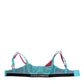 Dolce & Gabbana Blue Nylon Soft Cup Balconnet Bra Underwear