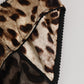 Dolce & Gabbana Brown Leopard Silk Mid Waist Panty Underwear