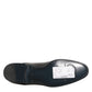 Dolce & Gabbana Black Calfskin Leather Derby Men Dress Shoes