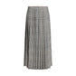 Thom Browne Multicolor Silk Midi Skirt