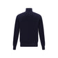 Brunello Cucinelli Blue Cashmere Sweater