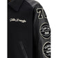 Golden Goose Black Fleece Wool Bomber Mens Jacket