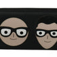 Dolce & Gabbana Black Leather #DGFAMILY Zipper Continental Mens Wallet Mens Wallet
