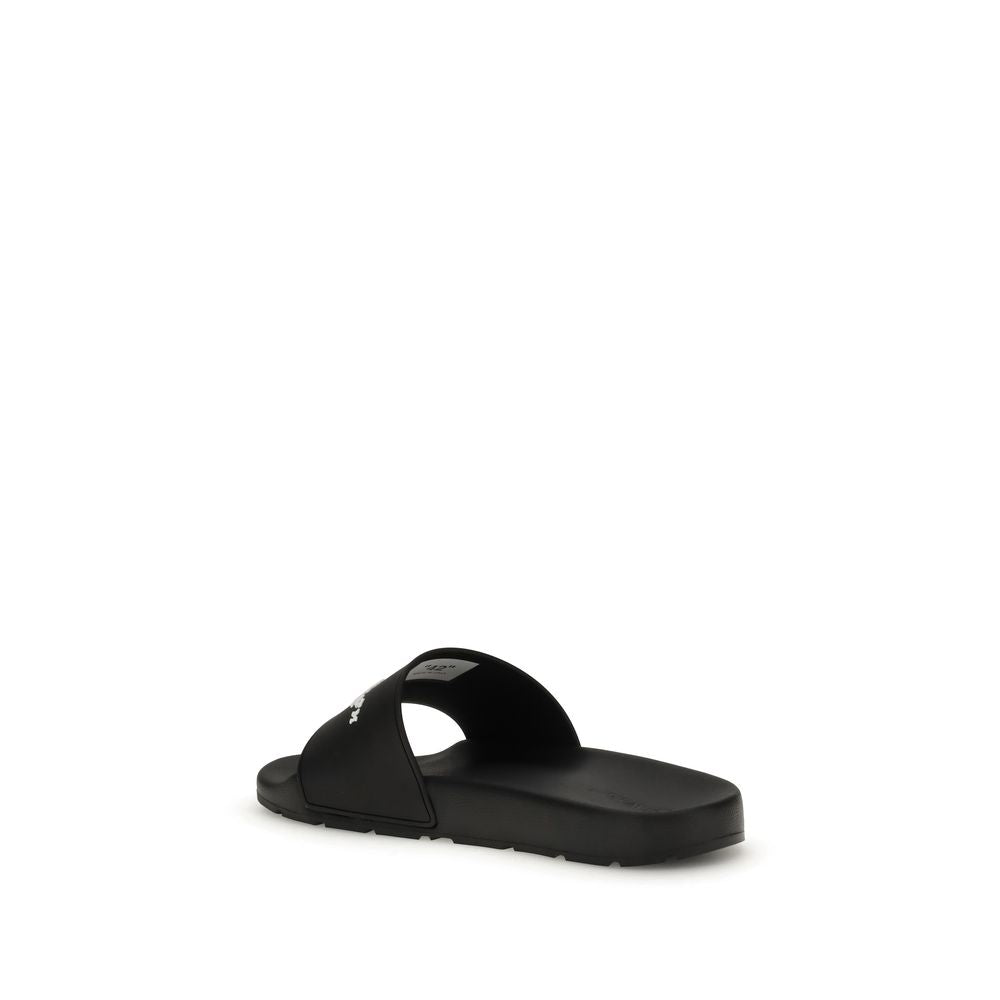 Off-White Black Polyethylene Sandals