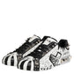 Dolce & Gabbana White Portofino Studded Men Sneakers Shoes