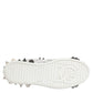 Dolce & Gabbana White Portofino Studded Men Sneakers Shoes