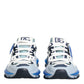 Dolce & Gabbana White Blue Nylon Airmaster Sneakers Shoes