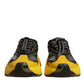 Dolce & Gabbana Black Yellow Daymaster Low Top Sneakers  Shoes