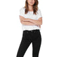 Only White Polyester T-Shirt