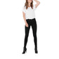 Only White Polyester T-Shirt