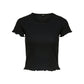 Only Black Polyester T-Shirt