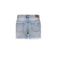 Only Light Blue Cotton Short
