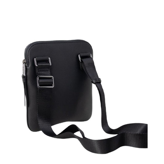 Armani Exchange Black Polyester Messenger Bag Mens Messenger Bag