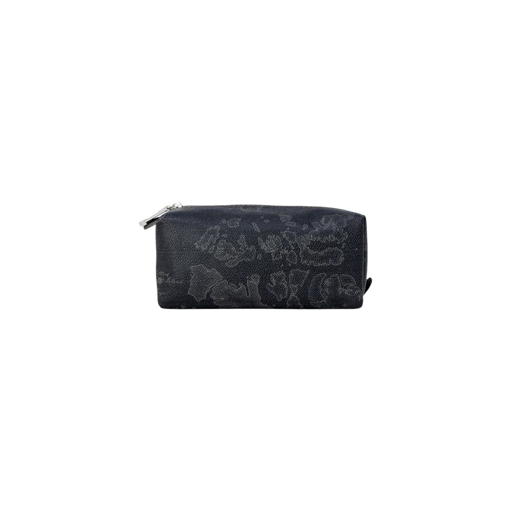 Alviero Martini Prima Classe Black Cotton Clutch Bag Womens Clutch Bag