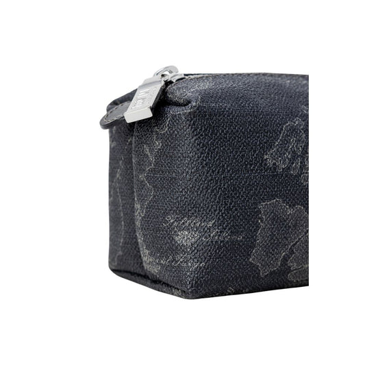 Alviero Martini Prima Classe Black Cotton Clutch Bag Womens Clutch Bag