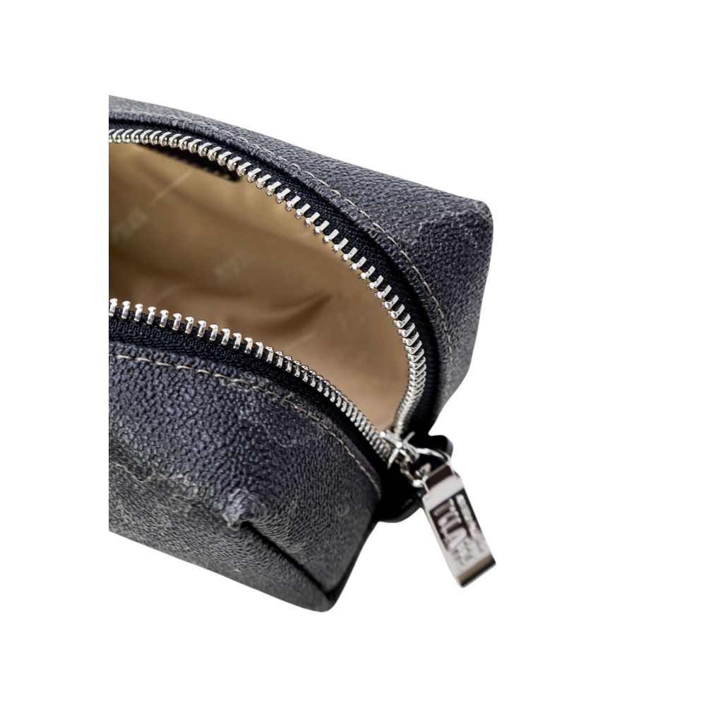 Alviero Martini Prima Classe Black Cotton Clutch Bag Womens Clutch Bag
