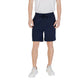 Hugo Boss Blue Cotton Bermuda Shorts Mens Shorts