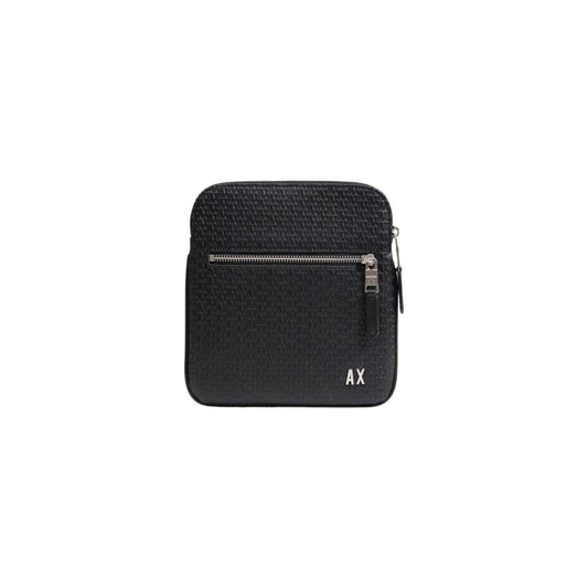Armani Exchange Black Polyester Messenger Bag Mens Messenger Bag