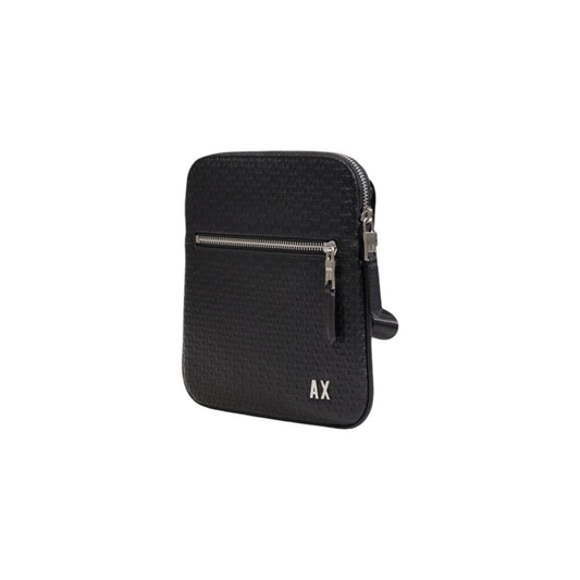 Armani Exchange Black Polyester Messenger Bag Mens Messenger Bag