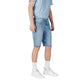 Calvin Klein Jeans Blue Cotton Bermuda Shorts Mens Shorts