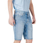 Calvin Klein Jeans Blue Cotton Bermuda Shorts Mens Shorts