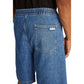 Calvin Klein Jeans Blue Cotton Bermuda Shorts Mens Shorts