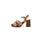 Alviero Martini Prima Classe Beige Leather Sandal