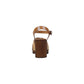Alviero Martini Prima Classe Beige Leather Sandal