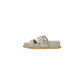 Liu Jo Gray Leather Sandal