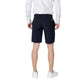 Armani Exchange Blue Polyamide Bermuda Shorts Mens Shorts
