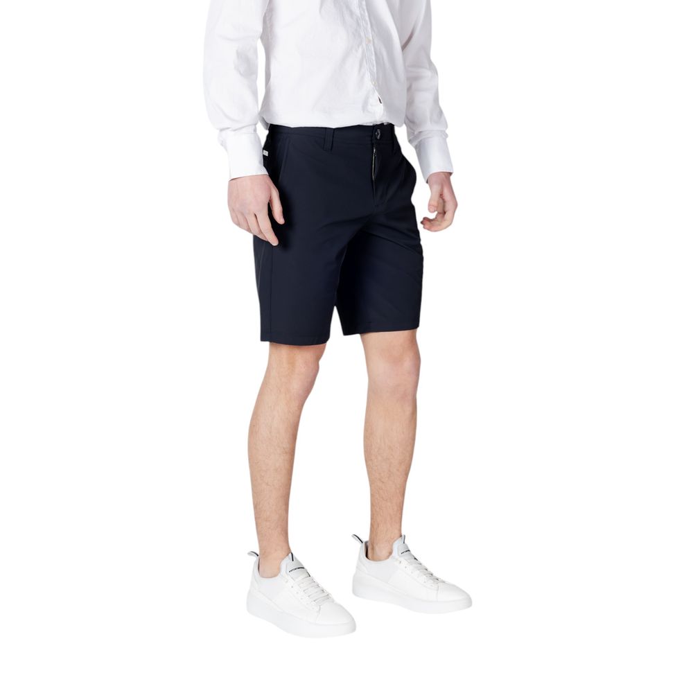 Armani Exchange Blue Polyamide Bermuda Shorts Mens Shorts
