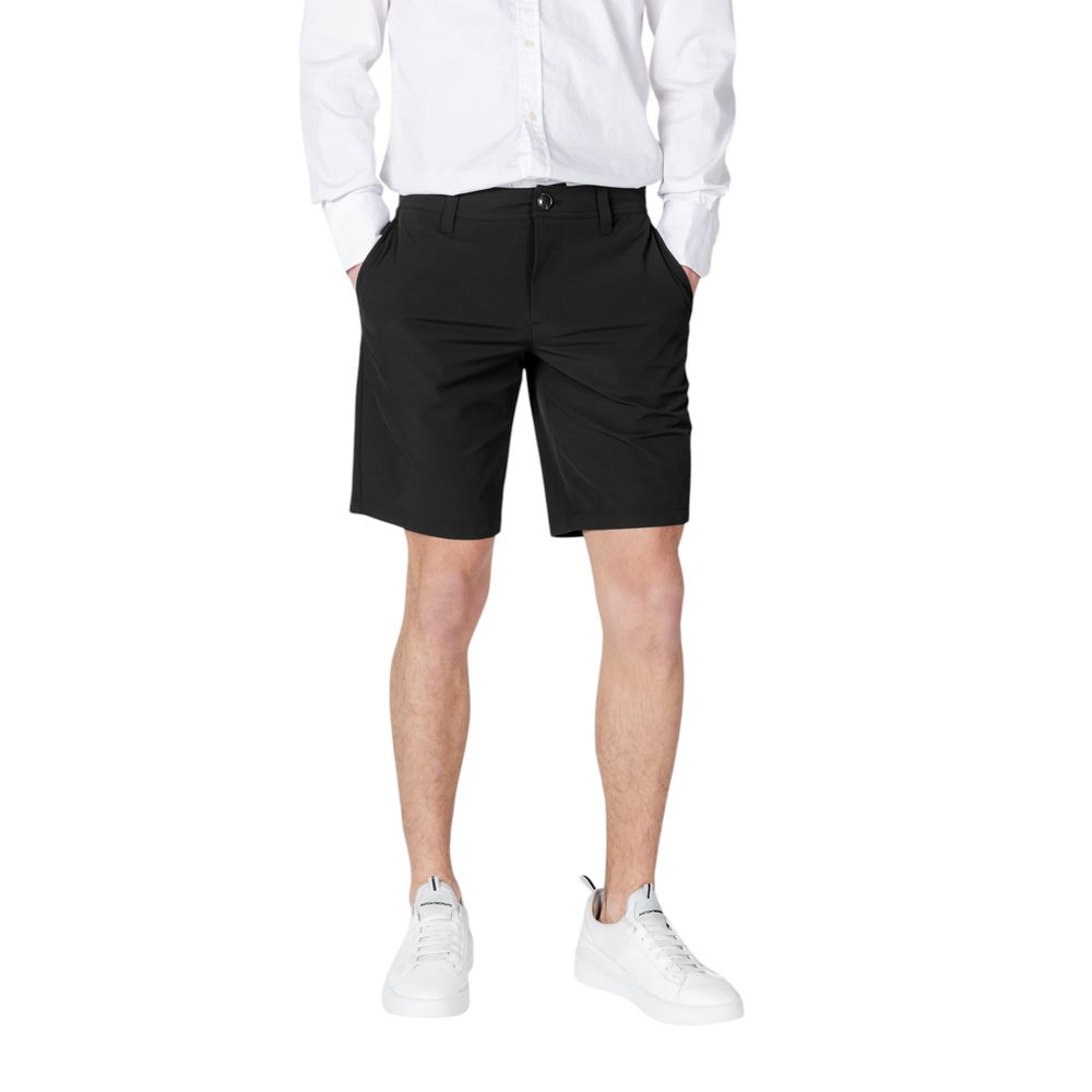 Armani Exchange Black Polyamide Bermuda Shorts Mens Shorts