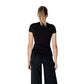 Armani Exchange Black Cotton T-Shirt