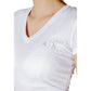 Armani Exchange White Cotton T-Shirt