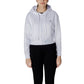 Armani Exchange White Cotton Hoodie