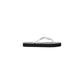Armani Exchange Black And White Rubber Flip-Flop Sandal